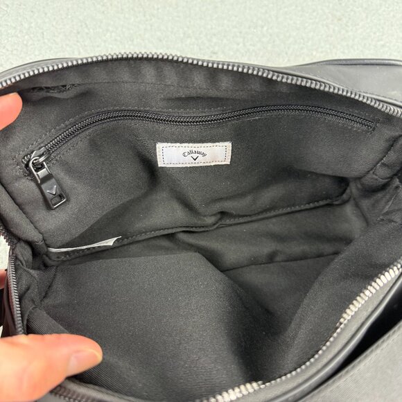 Callaway Bag Black Toiletry Case Travel Dopp Kit Pouch Accessory Golf Clutch 1 - Picture 7 of 11